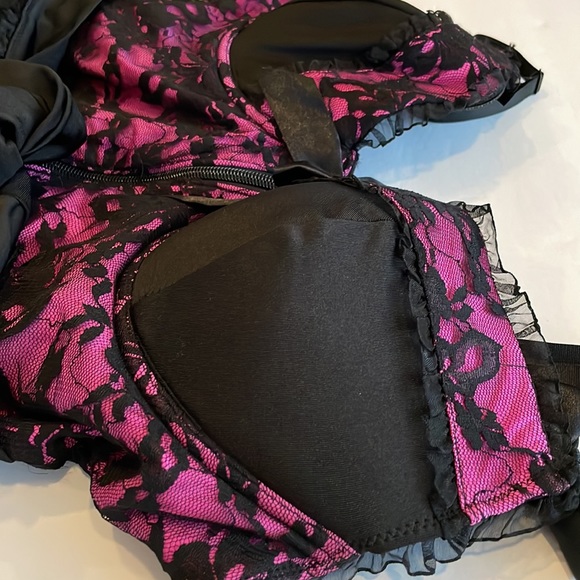 RAVENWARE Bodysuit/Bustier/Garter Belt w/Skirt, Costume: Plus Size 1XL - Picture 11 of 16